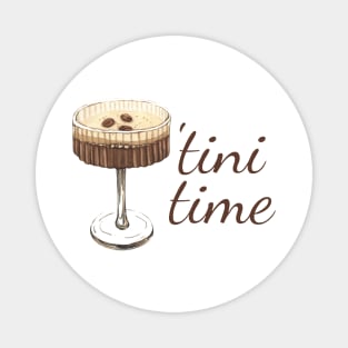 Tini Time Funny Martini Magnet